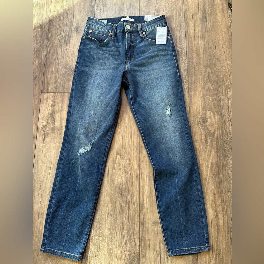 NEW sts blue Caroline Straight Leg 10” high rise size 26 New with tags